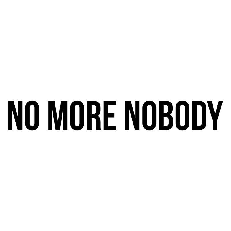 No More Nobody logo